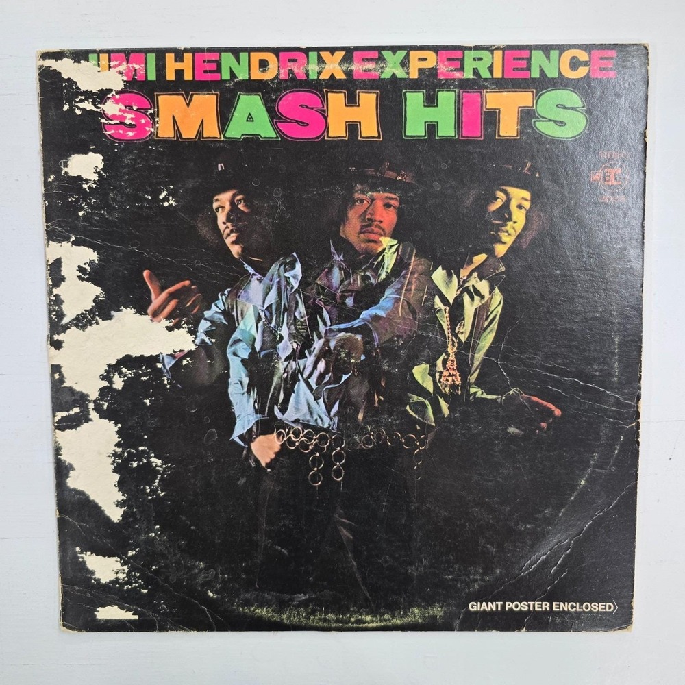 Jimi Hendrix Experience Smash Hits LP VG/P Classic Rock 1972 Vinyl MS 2025